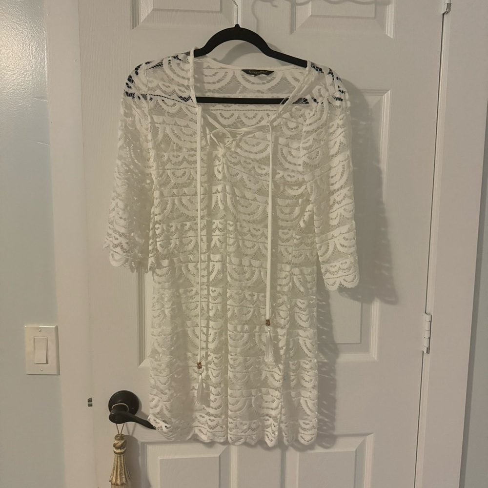 Spiaggia Dolce White Beach Coverup
